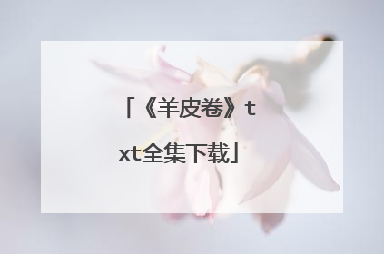 《羊皮卷》txt全集下载