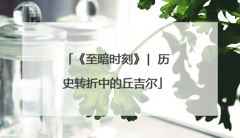 《至暗时刻》| 历史转折中的丘吉尔