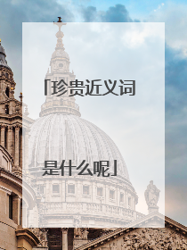 珍贵近义词是什么呢