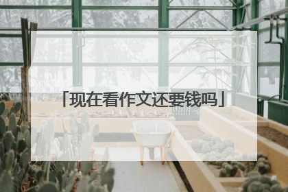 现在看作文还要钱吗