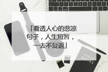 看透人心的悲凉句子，人生短暂，一去不复返