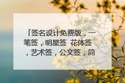 签名设计免费版,一笔签,明星签 花体签,艺术签,公文签,简笔签 名字:荆默涵