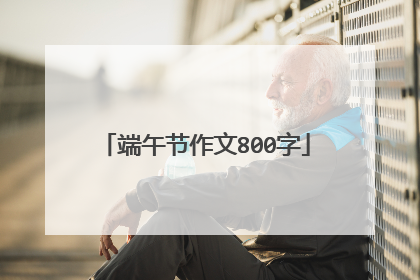 端午节作文800字