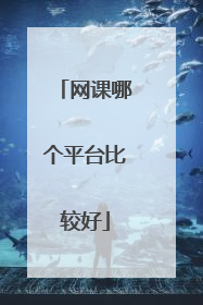 网课哪个平台比较好