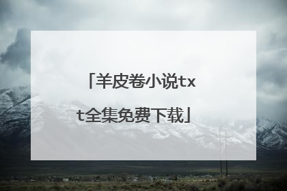 羊皮卷小说txt全集免费下载