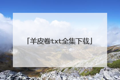 羊皮卷txt全集下载