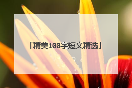 精美100字短文精选