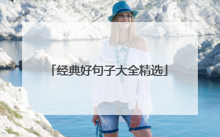 经典好句子大全精选