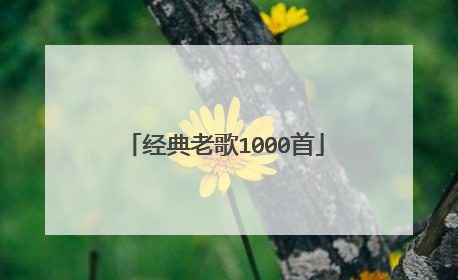 经典老歌1000首