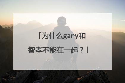 为什么gary和智孝不能在一起？