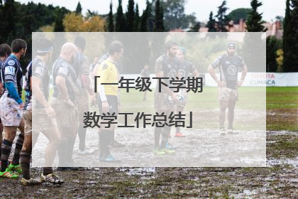 一年级下学期数学工作总结