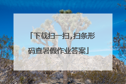 下载扫一扫,扫条形码查暑假作业答案