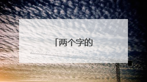 两个字的励志词语