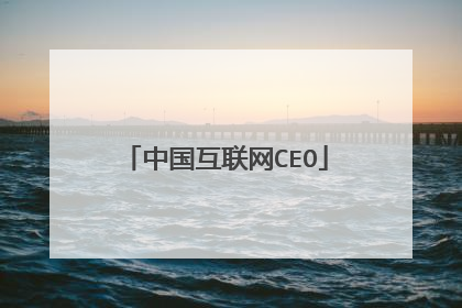 中国互联网CEO