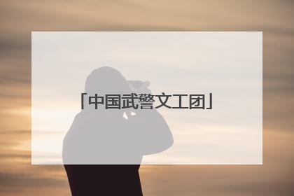 中国武警文工团