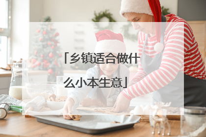 乡镇适合做什么小本生意