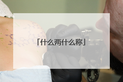 什么两什么称
