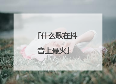 什么歌在抖音上最火