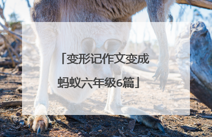 变形记作文变成蚂蚁六年级6篇