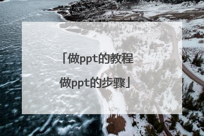 做ppt的教程 做ppt的步骤