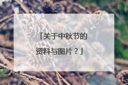 关于中秋节的资料与图片？