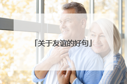 关于友谊的好句