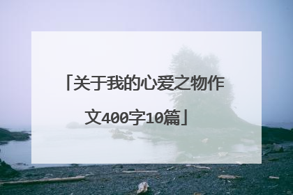 关于我的心爱之物作文400字10篇