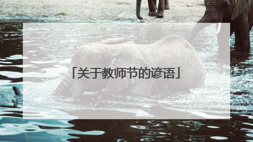 关于教师节的谚语