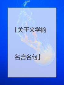 关于文学的名言名句