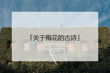 关于梅花的古诗