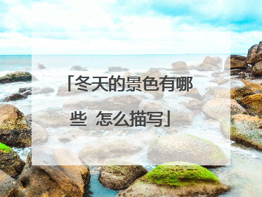 冬天的景色有哪些 怎么描写