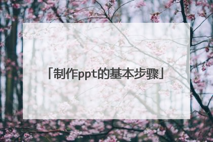 制作ppt的基本步骤