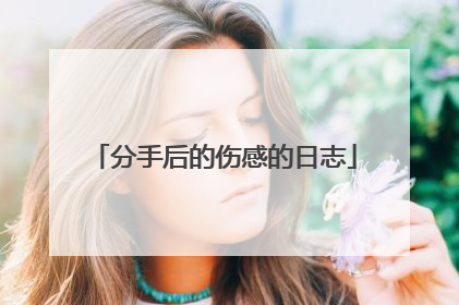 分手后的伤感的日志