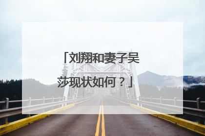 刘翔和妻子吴莎现状如何?
