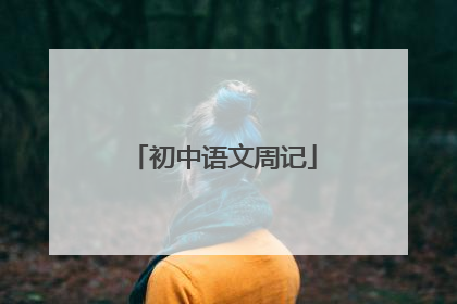初中语文周记