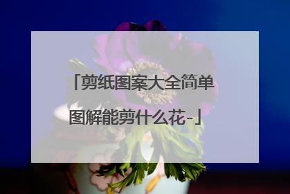 剪纸图案大全简单图解能剪什么花-