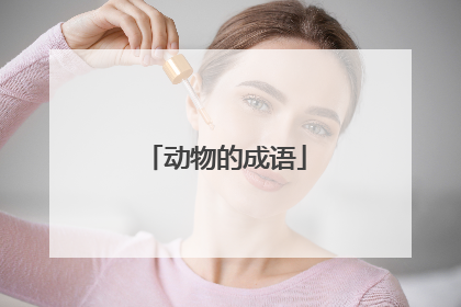 动物的成语