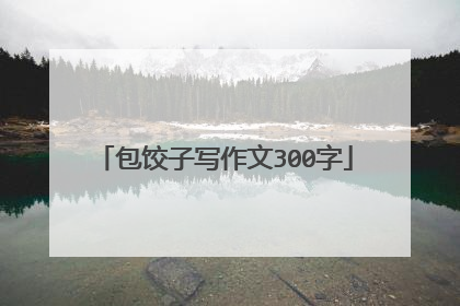 包饺子写作文300字