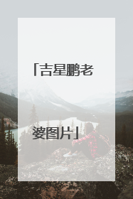 吉星鹏老婆图片