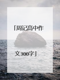 周记高中作文300字