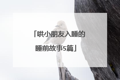哄小朋友入睡的睡前故事5篇