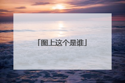图上这个是谁
