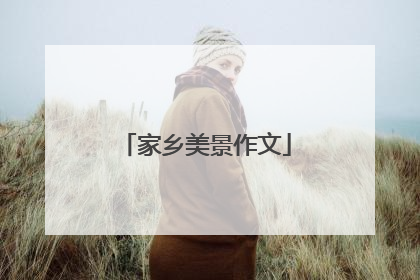 家乡美景作文