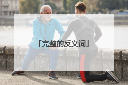 完整的反义词