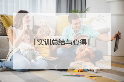 实训总结与心得