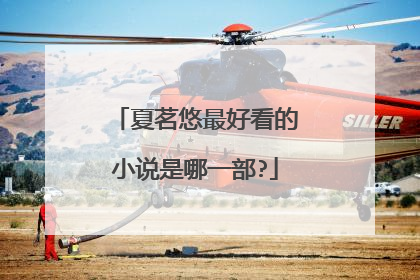 夏茗悠最好看的小说是哪一部?