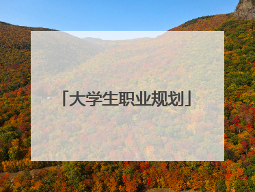 大学生职业规划