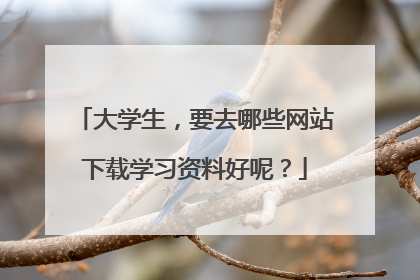 大学生，要去哪些网站下载学习资料好呢？