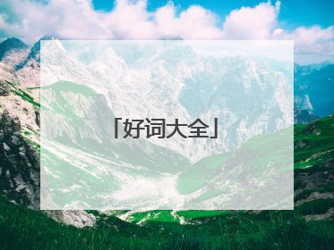 好词大全