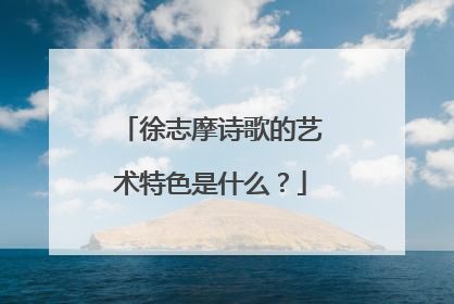 徐志摩诗歌的艺术特色是什么？